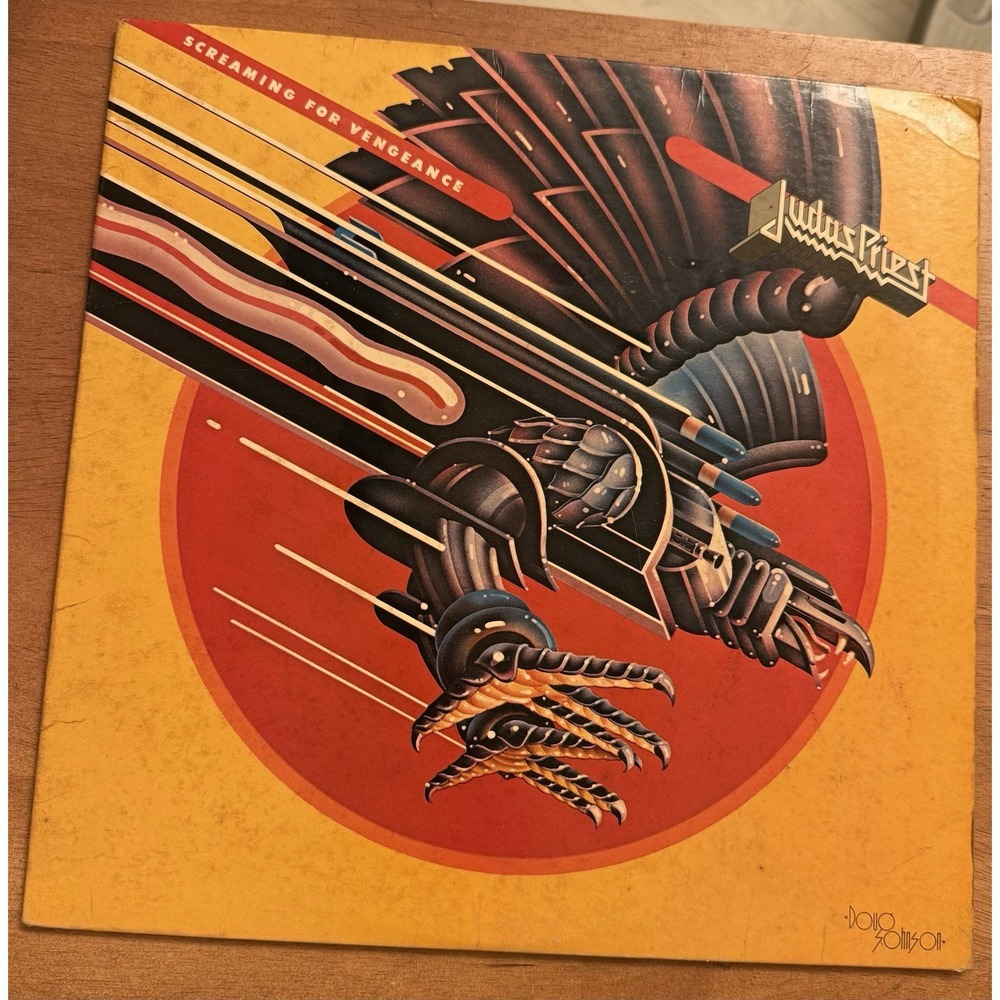 JUDAS PRIEST‎ SCREAMING FOR VENGEANCE 1982 LP VINYL ALBUM